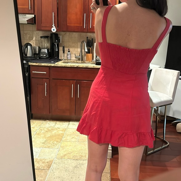 Zara red mini dress size small - Picture 4 of 4